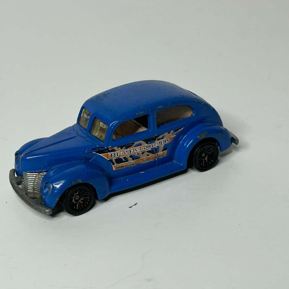 Hot Wheels Fat Fendered '40 Ford Coupe Blue The Weise Brothers